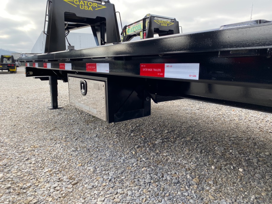 Air Ride Gooseneck Trailer With Hydraulic Dovetail Gatormade Trailers 