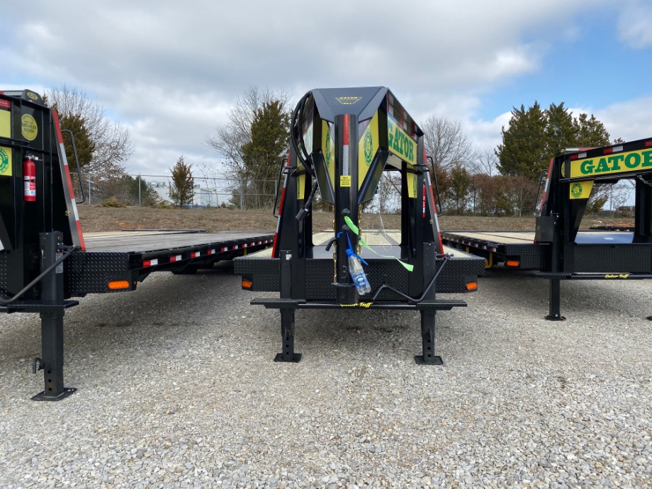 Air Ride Gooseneck Trailer With Hydraulic Dovetail Gatormade Trailers 
